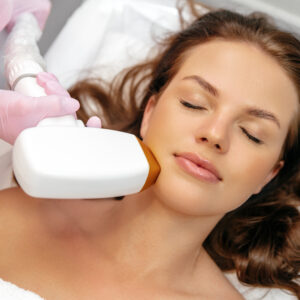 laser hair removel of face and neck